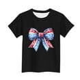 thumbnail image 5 of Teyfeniy 4th of July T-Shirts for Toddlers Boys Kids Indepence Day Print Short Sleeve Crew Neck Summer Pullover Tops Casual Going out Loungewear Fashion Shirts Unisex, 5 of 6