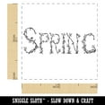 thumbnail image 2 of Spring Floral Text Self-Inking Rubber Stamp Ink Stamper - Red Ink - Small 1 Inch, 2 of 7
