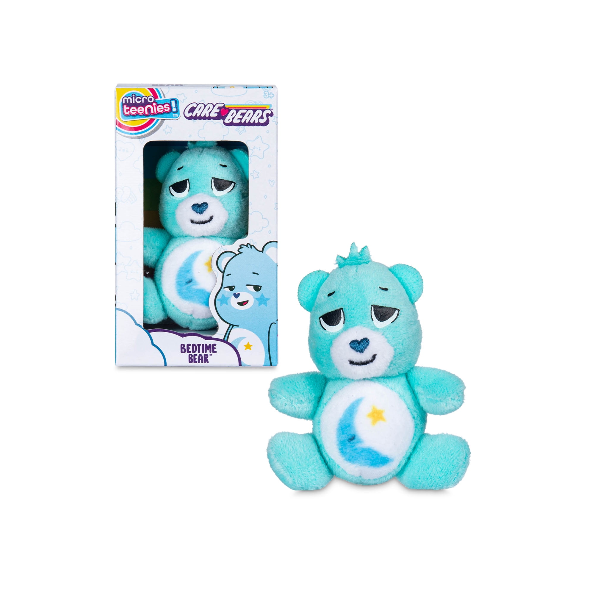 Peluche micro-peluche Care Bears 3 pouces - Ours du coucher