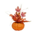 thumbnail image 4 of Centros de mesa artificiales para decoración de fiestas, arreglos florales artificiales, decoración de Acción de Gracias de otoño para adornos de Macarena  Escultura de calabaza, 4 of 8