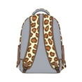 thumbnail image 3 of Leopard Print Backpack for School,Cute School Bag,Schoolbag with Adjustable Shoulder Straps & Padded Back,15.3"x11"x6.7", 3 of 6