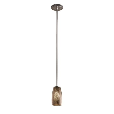 

Justice Designs Fusion Small 1-LT Pendant - Polished Chrome - FSN-8816-28-MROR-CROM