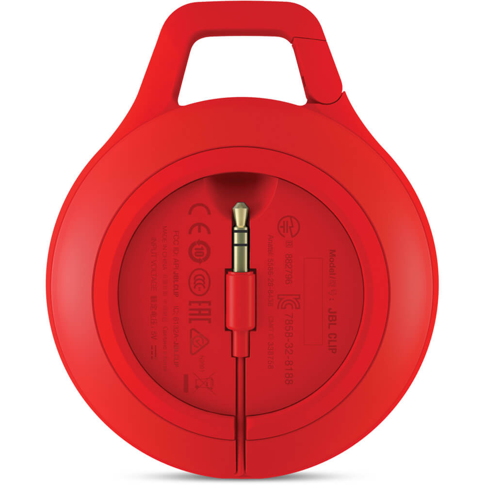 JBL CLIP+RED Clip+ Rugged Splashproof Bluetooth Speaker - Red - image 3 of 7