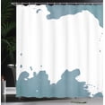 thumbnail image 3 of Ambesonne Vintage Shower Curtain, Grunge Look Watercolor Art, 69"Wx70"L, Slate Blue, 3 of 4