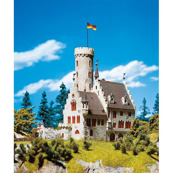 Faller N Scale Building/Structure Kit Classic Medieval Castle w/ Moat & Base