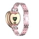 thumbnail image 2 of Reloj inteligente con frecuencia cardíaca, presión arterial, contador de pasos, IP67, reloj de metal resistente al agua, rosa roja sidaley EL000350-02B, 2 of 2