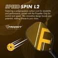 thumbnail image 3 of Pickleball 1 Paddle Elite, Polypropylene Carbon Fiber Core With Propeller Grip For Speed & Spin, Includes Paddle Cover & 1 Ball | Designed For Power & Controlled Spin, 3 of 5