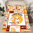 thumbnail image 2 of Manfei Pet Animal Dogs Twin Sheet Sets,Kawaii Corgi Twin Fitted Sheet,Puppy Dog Printed Flat Sheet For Boys Girls,Lightweight Room Decor,3 Pieces, 2 of 7