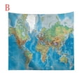 BAOQIN Home Textile Clearance Sale ! Vintage World Map Wall Tapestries