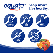 Equate Womens Multivitamin Gummies for Skin, Mixed Berry Orange and Peach, 170 Count, Compare to Centrum Womens Multigummies