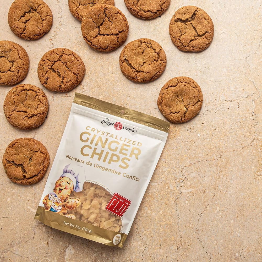 (Pack Of 12) Ginger People Crystallized Ginger Chips 7 Oz