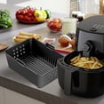 thumbnail image 4 of 2Pcs Silicone Air Fryer Liners for Ninja SL400UK Non-Stick Silicone Baking Pan BPA Free Oil-Proof Air Fryer Accessory, 4 of 7