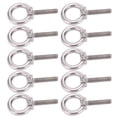 thumbnail image 6 of Stainless Steel Eye Bolts, 10-Piece Set, M6 x 25mm, 304 Grade, Heavy-Duty Lifting and Fastening Hardware, Round Ring Screw Fasteners with High-Quality Stainless Steel Construction, 6 of 9