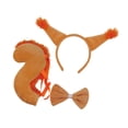 thumbnail image 4 of Disfraz de Halloween perfecl vestido elegante diadema Naranja sin guante, 4 of 8