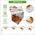 thumbnail image 5 of Burnt Orange Pumpkins Fall Table Runner Linen Burlap Table Runner 108 Inches Long Thanksgiving Botanical Maple Leaves Dresser Scarves for Kitchen Island Coffee Dining Room Party Decor 13"x108", 5 of 8