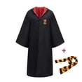 thumbnail image 5 of Capa para niños adultos, disfraz de Halloween, conjunto de sombrero, corbata y bufanda de la Escuela de Magia y Hechicería, 5 of 5