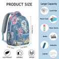 thumbnail image 6 of "Sunflower Themed Backpack - Floral Wildflower Print, Roomy School Bag for College Students, Ergonomic Design, Comfortable Shoulder Straps", 6 of 6