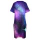 thumbnail image 5 of Vestido holgado con bolsillos y estampado de galaxia y estrellas, elegante, para mujer., 5 of 7