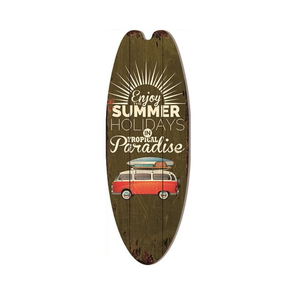 Vikakiooze Home Decor Holiday Leisure Decoration Retro Wooden Sign Beer Bar Restaurant Decoration