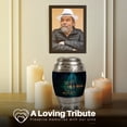 thumbnail image 4 of Yatskia Blue Dragonfly Urns for Human Ashes Adult Female, Burial Urn for Ashes Adult Male, Large Cremation Urns for Human Ash, (Monar 10 Inch and 3 Inch), 4 of 8