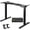 Black, variant on Electric Standing Desk Frame,Adjustable height and length,The maximum size it can accommodate is 63*28 inches for the tabletop,3 Preset Heights,Rated for 264 pounds of weight.Black
