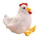 thumbnail image 1 of Muñeca de pollo de felpa, muñeca de peluche de animales hogar decorativo adorable figura de juguete de animales para familia, regalos de cumpleaños 30 cm, 1 of 8