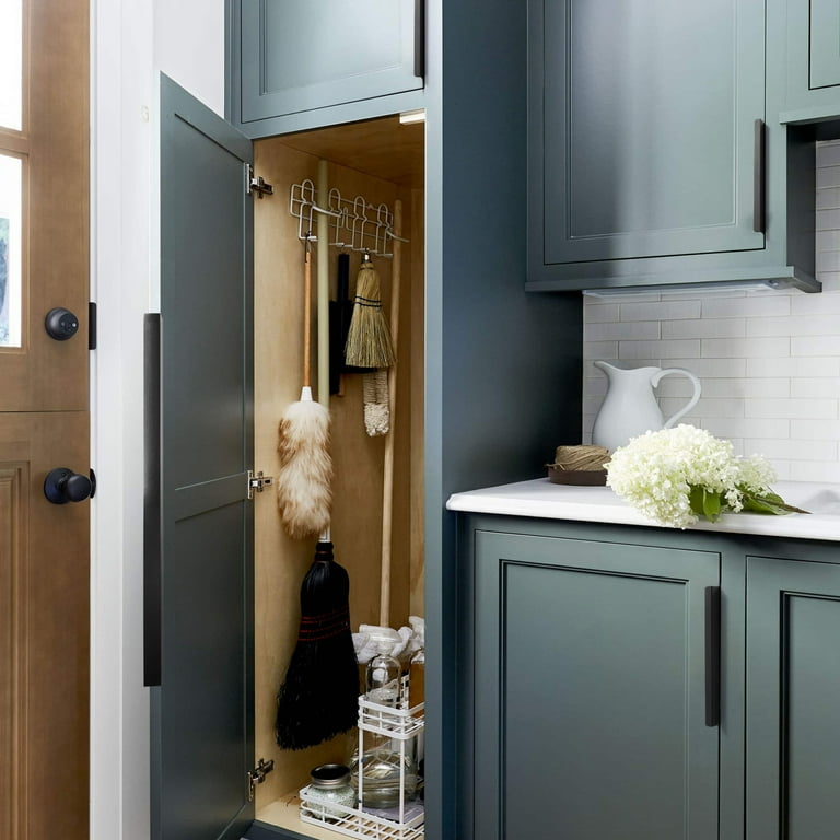 MOROBOR Grey Mini Finger Edge Pull Handles - 10 Pack, Aluminum Alloy, Right-Angle Design, For Cabinets & Drawers