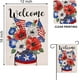 thumbnail image 3 of Bandera decorativa patriótica para jardín con flores del 4 de julio, ideal para decorar el jardín exterior con tarro de cristal, ideal para el Día de los Caídos en Estados Unidos, decoración pequeña, 3 of 8