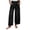 Black-1, variant on Womens Wide Leg Jeans High Waist Drawstring Denim Baggy Trendy Patch Pocket Casual Loose Trouser Pants