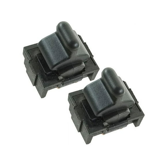 Window Switch Set 2 Piece Set - Compatible with 1984 - 1989 Chevy Corvette 1985 1986 1987 1988