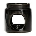 thumbnail image 1 of Quemador de aceites esenciales, difusor de aceites, candelabro versátil de cerámica fundida para habitaciones, salas de estar, gabinetes, escritorios, Negro, 1 of 8