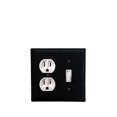 thumbnail image 1 of Village Wrought Iron EOS-87 Plain Outlet and Switch Cover - Black, 1 of 3
