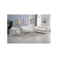 thumbnail image 4 of Meridian Furniture Gardenia Cream Velvet Chair, 4 of 19