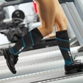 thumbnail image 3 of 3 pares de calcetines de compresión hasta la rodilla, calcetines deportivos, medias hasta la rodilla para correr y andar en bicicleta, 3 of 7