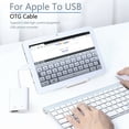 thumbnail image 3 of Lightning to USB OTG Adapter Camera Mouse U-disk Converter Charger Cable for i-Phone, 3 of 13