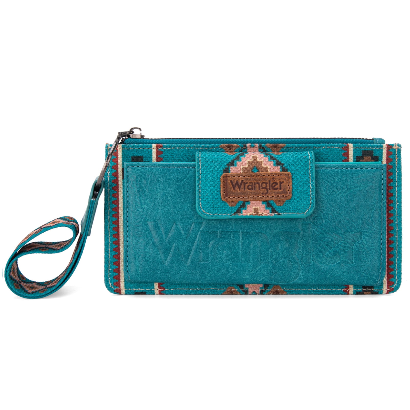 Wrangler Purses for Women Western Clutch Purse Rfid Wallet Womens, Dark Turquoise