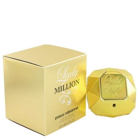 Lady Million by Paco Rabanne Eau De Parfum for her 2.7oz