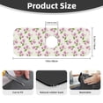 thumbnail image 2 of Bingfone Tulips Flowers Print Splash Guard for Sink Faucet,Super Absorbent Fast Drying Mat Sink-Splash Guard Behind Faucet Drip Catcher for Kitchen,Sink Mat,Dish Drying Mat, 2 of 8