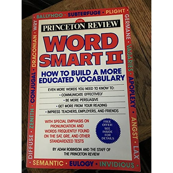 Pre-Owned Word Smart II: 700 More Words to Help Build an Educated Vocabulary (Paperback) 0679738630 9780679738633