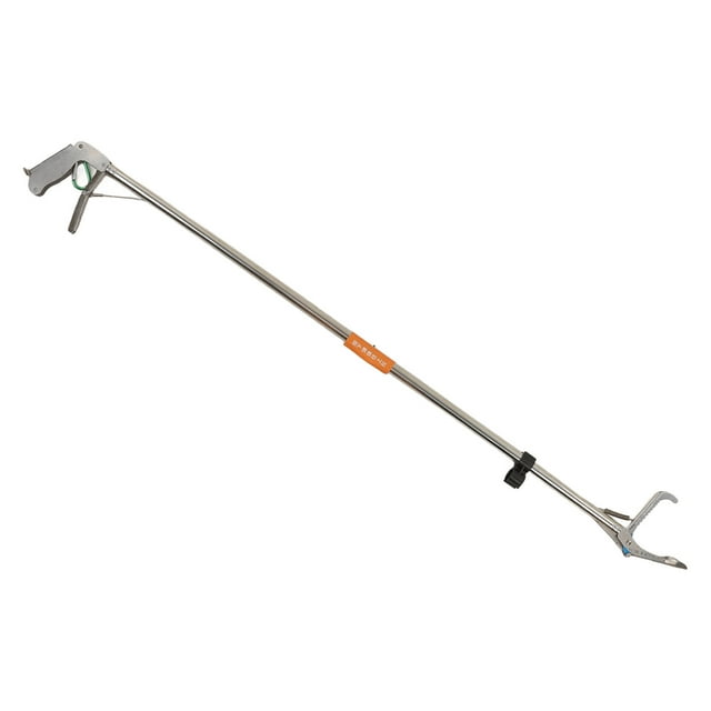 Snake Tong, Foldable Safe Snake Handling Tool Stainless Steel Easy To Operate Self Lockable High Toughness Sturdy for Hunting