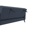 Queer Eye Liam Futon with Storage, Blue Linen