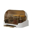 thumbnail image 2 of Baby Bottle Drying Rack with Lid Baby Bottle Storage Box with Removable Drain Tray Space Saving Baby Bottle Rack Dryer Reusable Bottle Rack Holder for Baby 40*29*27cm Home Decor, 2 of 4