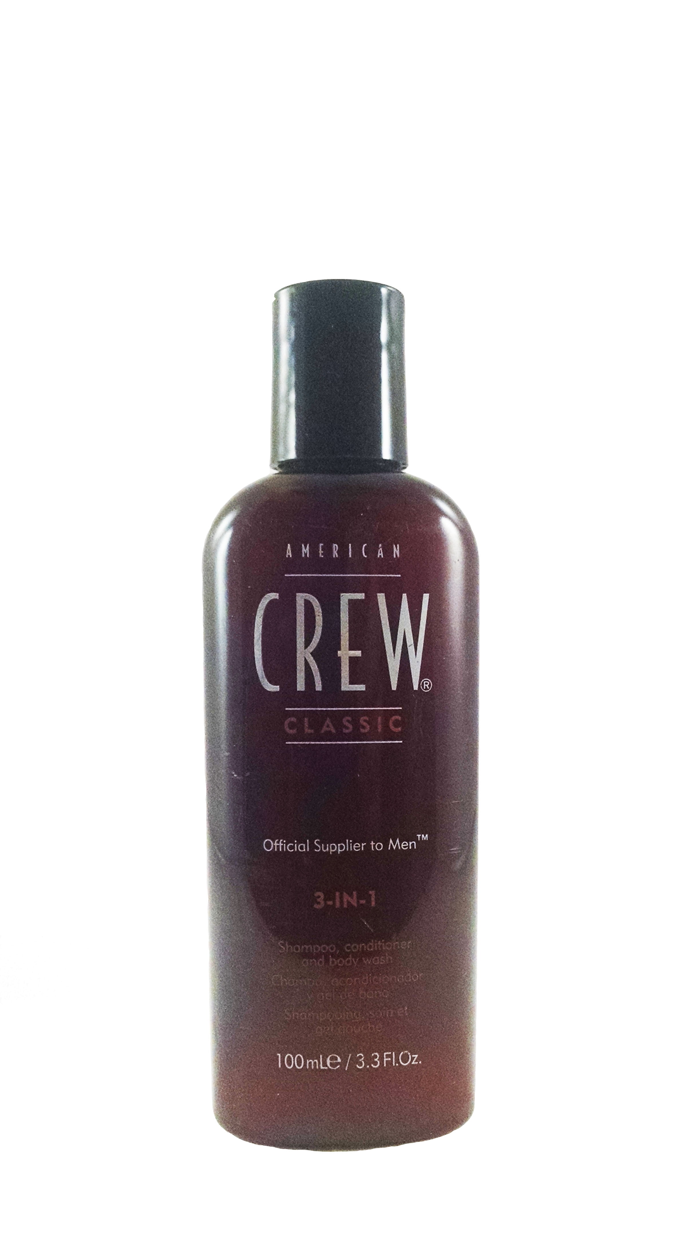American Crew 3In1 Shampoo, Conditioner and Body Wash 3.3 FL OZ