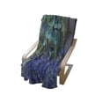 thumbnail image 4 of Psychedelic Soft Flannel Fleece Throw Blanket, Unusual Speckled Fluorescent Mushrooms Dreamy Fantasy Graphic, Cozy Plush for Indoor and Outdoor Use, 50" x 60", Blue Violet and Slate, by Ambesonne, 4 of 6