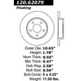 thumbnail image 2 of Centric 120.62079 Premium Brake Rotor Fits select: 2004-2012 CHEVROLET MALIBU, 2005-2010 PONTIAC G6, 2 of 2
