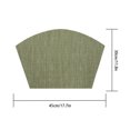 thumbnail image 2 of Maoww Napperon en PVC Forme Irrégulière Napperon Maison Antidérapant Isolation Thermique Napperon de Table, Vert, 2 of 9