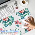 thumbnail image 4 of Red Flowers and Bud&nbsp;mouse Padswaterproofno Slip&nbsp;for Office Home Work GamingmousepadRubber Base Mousepad with Stitched Edges 31.5x11.8inches, 4 of 7