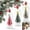 Plastic-Red, variant on Recordable Christmas Tree Message in a Bottle Ornament with Playback | Voice Message Keepsake, Snow Scene Glass Bottle, Christmas Decoration,Glass-Yellow