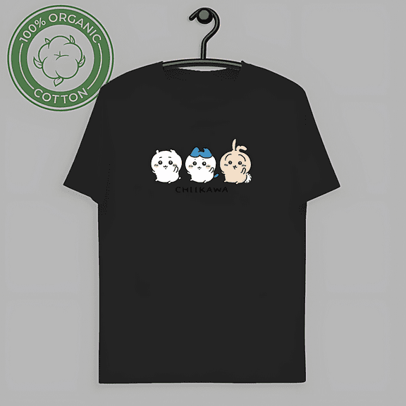 RARE Chikawa Trio in Pastel Cartoon Style with Cute Vibe T-shirt, for men & women, up to size 5XL.-TH57809