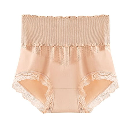 

CAICJ98 Women Underwear Womens Underwear Cotton Briefs - High Waist Tummy Control Panties for Women Postpartum Underwear Soft A L